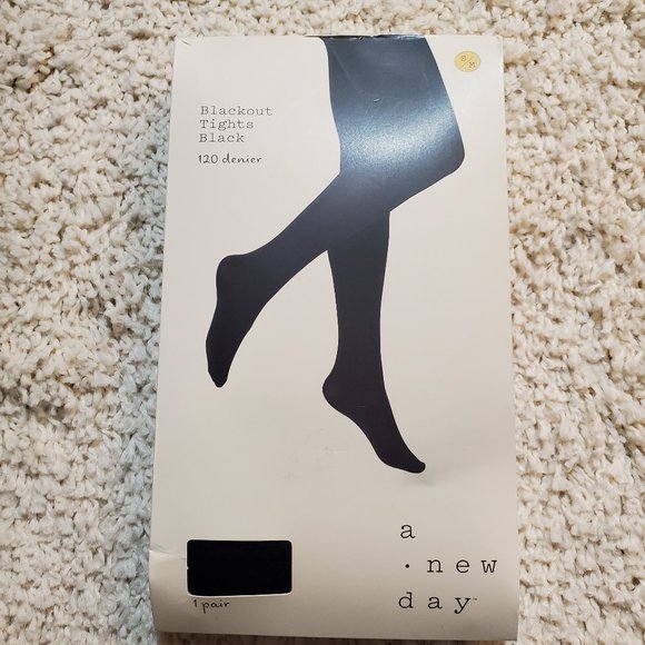 A New Day Blackout Tights 120 Denier S/M